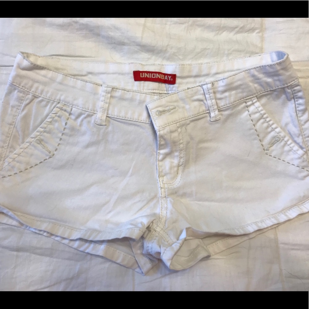 Union Bay White Shorts